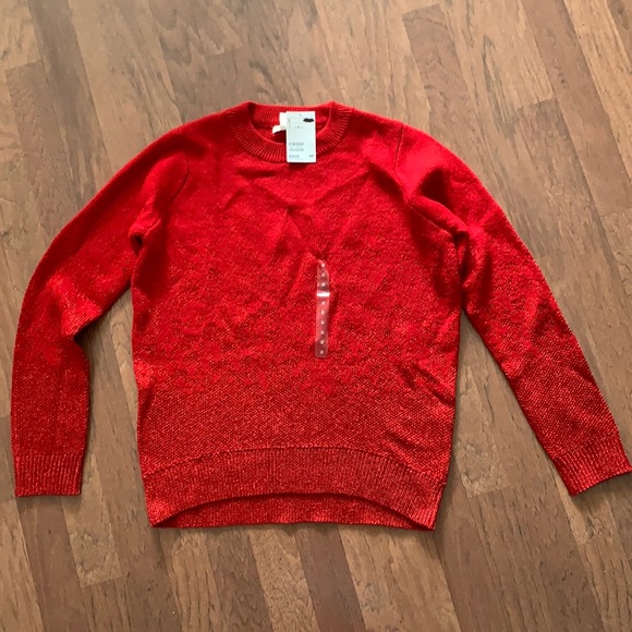 NWT H&M pull over ombré crewneck sweater - Picture 1 of 3